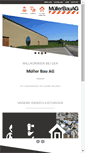 Mobile Screenshot of muellerbauag.ch